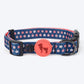 HUFT Floral Nylon Dog Collar, Leash and Harness (Set of 3) - Heads Up For Tails