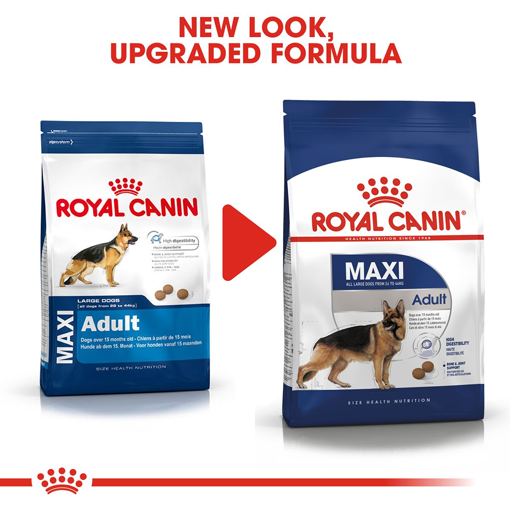 Royal Canin Maxi Breed Adult Dry Dog Food - Heads Up For Tails