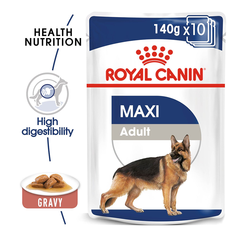 Royal Canin Maxi Adult Dog Wet Food - 140 g - Heads Up For Tails