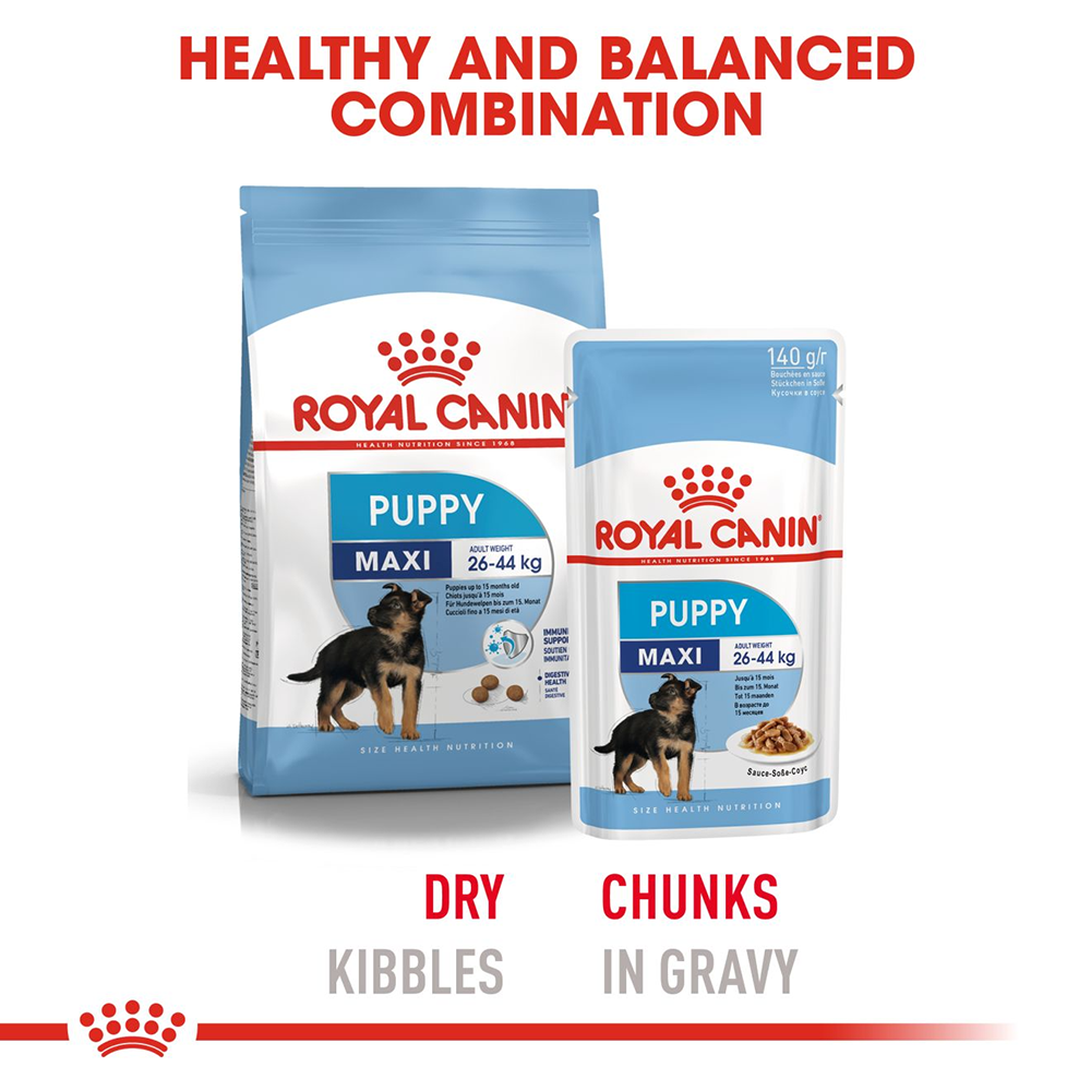 Royal Canin Maxi Breed Wet Puppy Food - 140 g - Heads Up For Tails