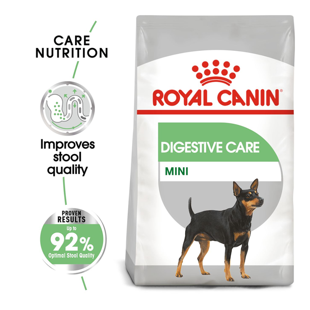 Royal Canin Digestive Care Mini Breed ( Up to 10 kg) Dry Dog Food - 3 kg - Heads Up For Tails