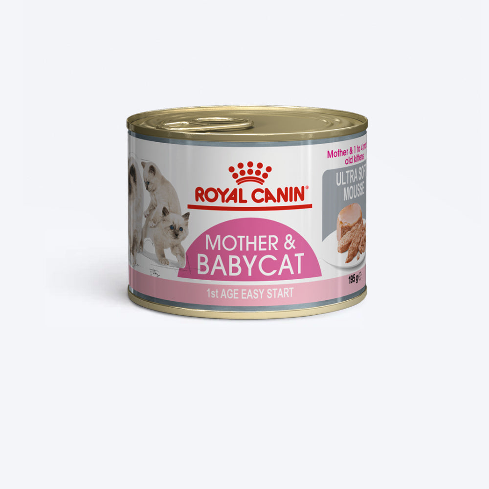 Royal Canin Babycat Instinctive Mousse Wet Cat Food - 195 g - Heads Up For Tails