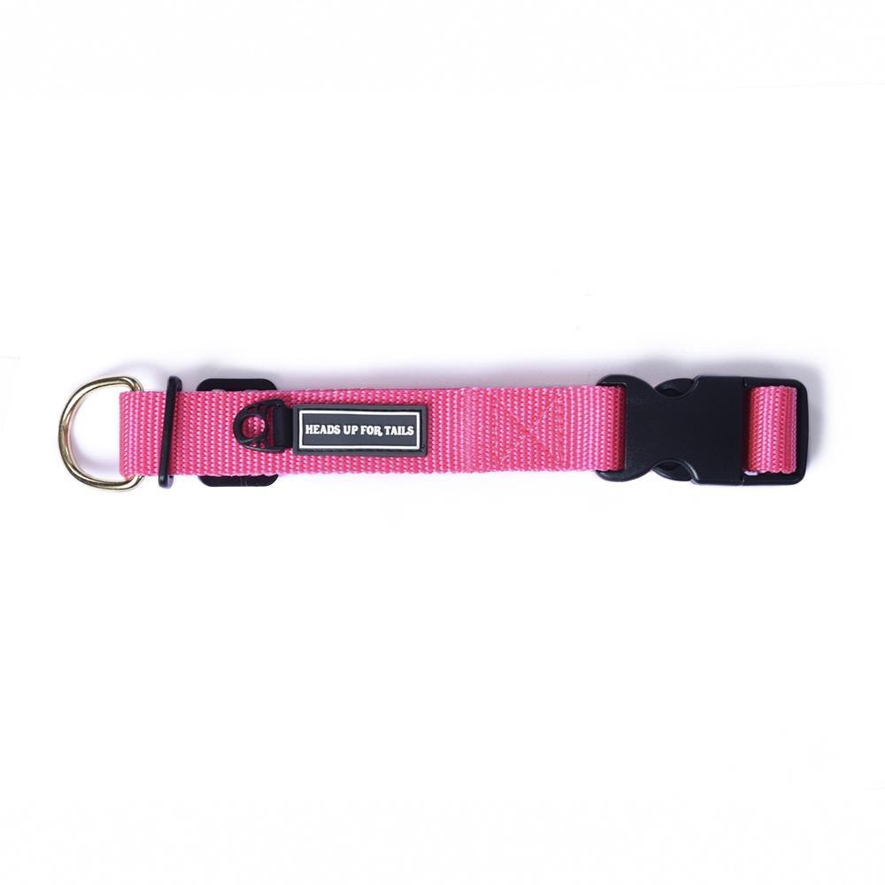HUFT Classic Nylon Dog Collar - Pink (Can be Personalised)4