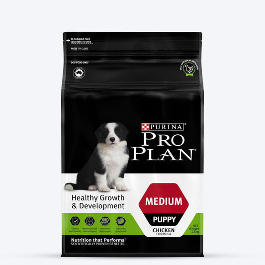 PURINA PRO PLAN Medium Breed Dry Puppy Food - Heads Up For Tails