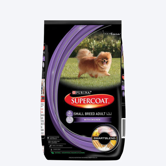 PURINA SUPERCOAT Adult Small Breed Dry Dog Food with Chicken1