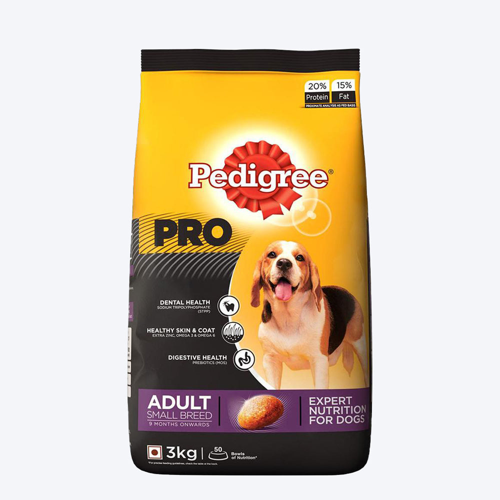 Pedigree Professional Adult Small Breed Dry Dog Food - 3 kg1
