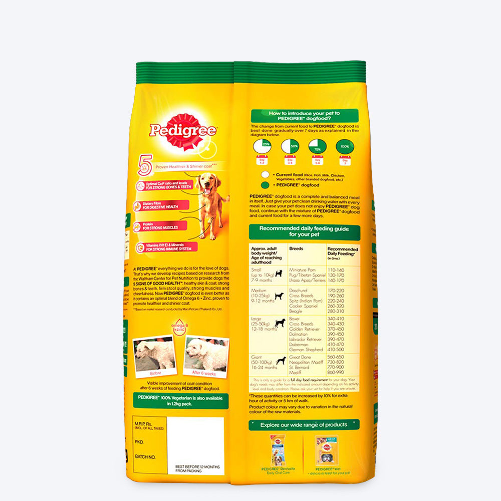 Pedigree Vegetarian Adult Dry Dog Food - Heads Up For Tails