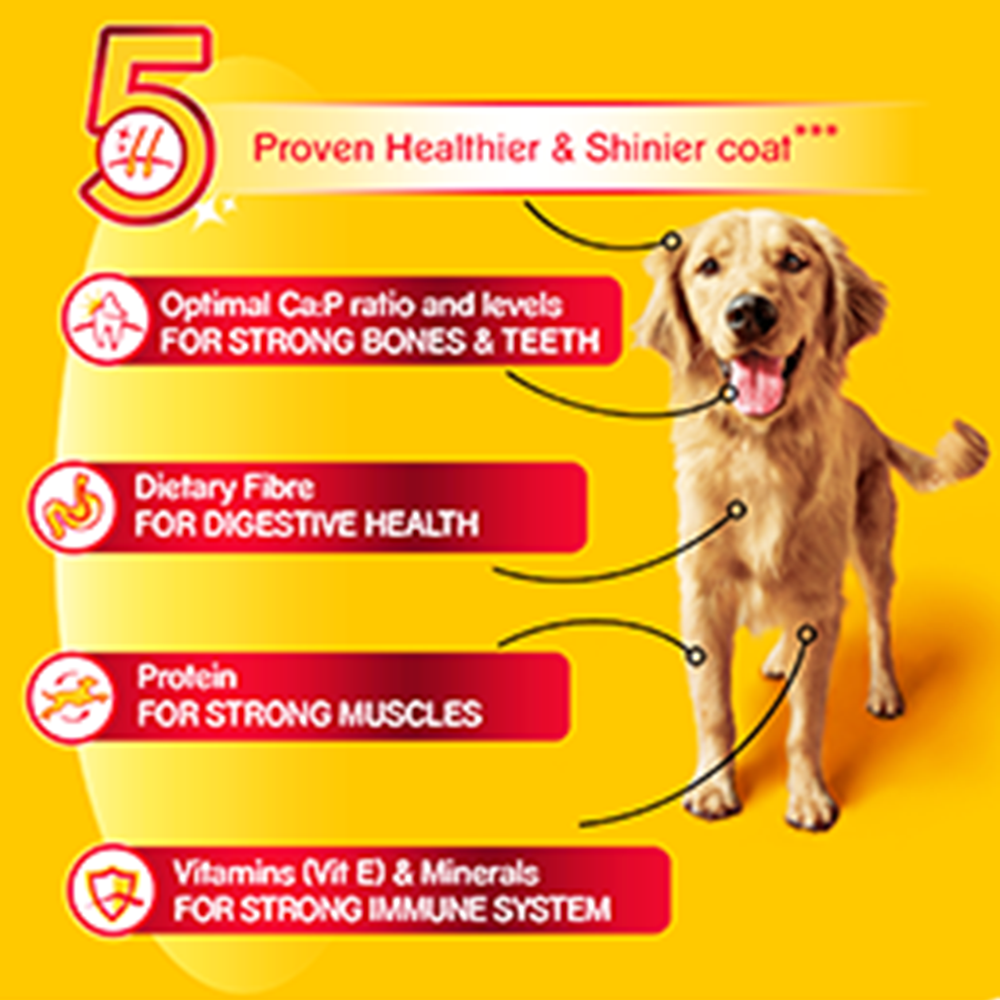 Pedigree Vegetarian Adult Dry Dog Food - Heads Up For Tails