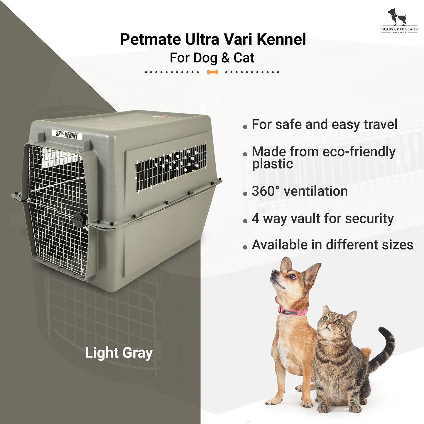 Petmate Sky Kennel - Light Grey