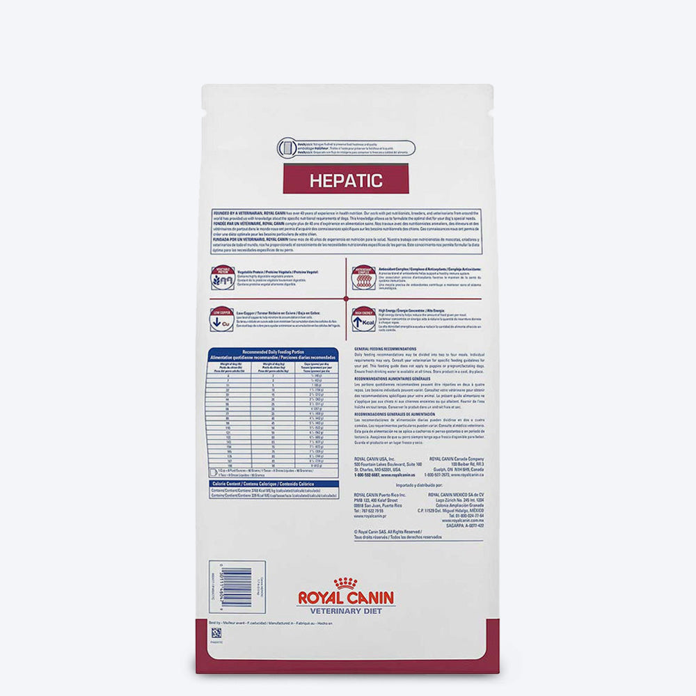 Royal Canin Hepatic Canine Veterinary Diet Dry Dog Food - 6 kg - Heads Up For Tails