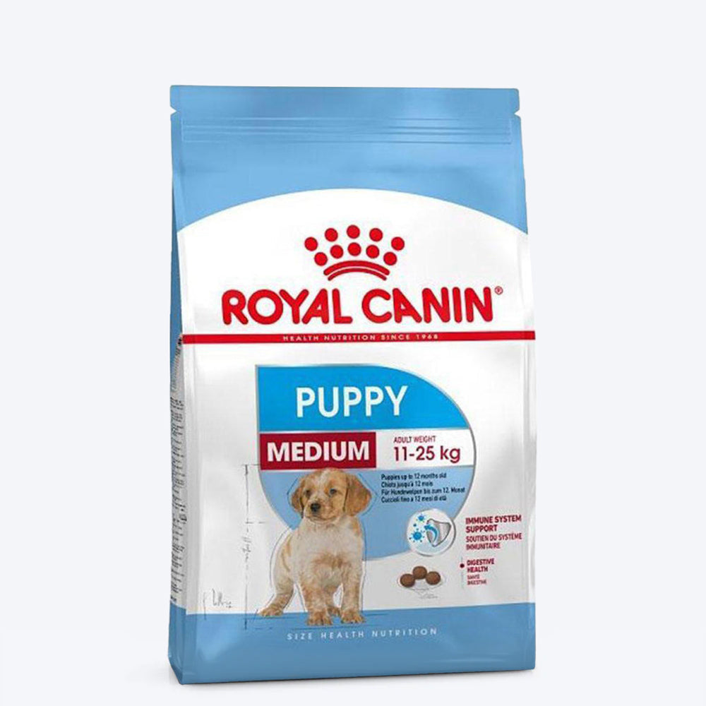 Royal Canin Puppy Medium Dry Dog Food - 10 kg - Heads Up For Tails