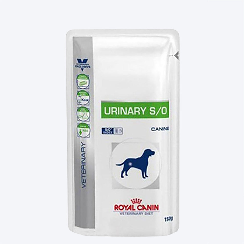Royal Canin Urinary S/O Canine Wet Dog Food Pouch 10 x 150 g (1.5 kg HUFT Staging
