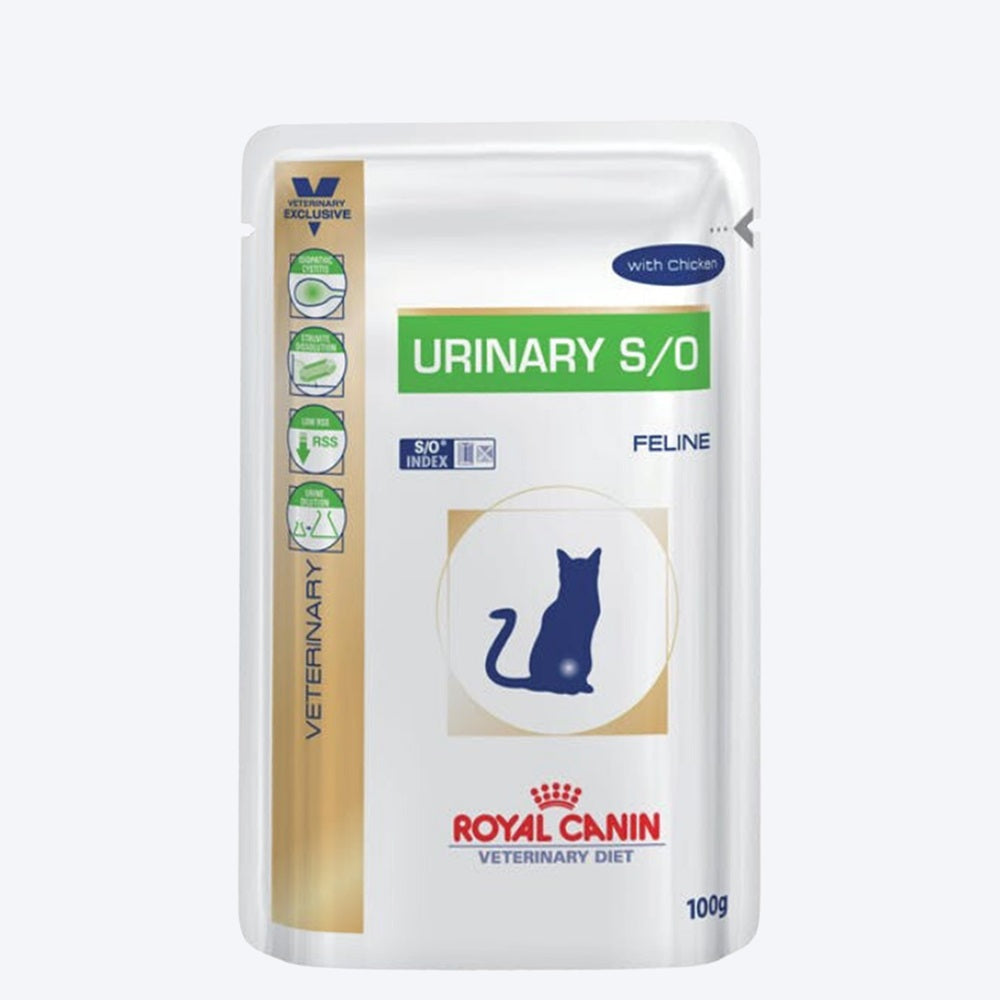 Royal Canin V Diet Urinary S/O (Chicken) Wet Cat Food - Pack of 12 (100 g x 12)1
