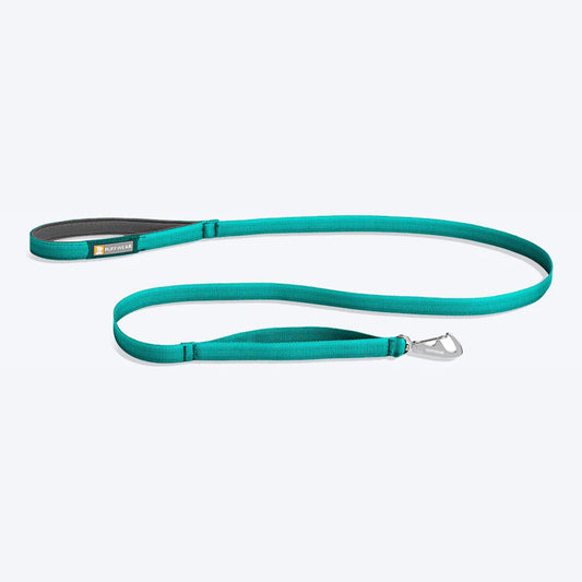 Ruffwear Front Range Dog Leash - Aurora Teal Standard - Heads Up For Tails