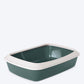 Savic Iriz Cat Litter Tray with Rim - Nordic Green -19.5 x 14.4 x 5.5 inch / - Heads Up For Tails
