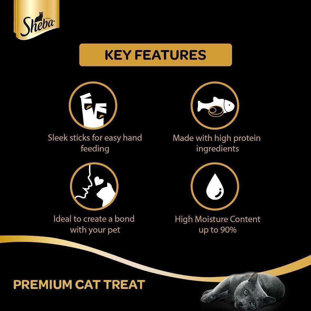 Sheba Melty Sasami Chicken Flavour Cat Treat - 48 g - Heads Up For Tails
