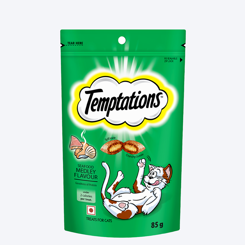 Temptations Cat Treat Seafood Medley - 85g1