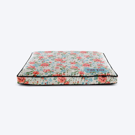 HUFT Blossoms Personalised Dog Bed - Heads Up For Tails
