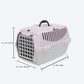 Trixie Capri 1 Dog & Cat Transport Box - Light grey/Lilac - 13 X 12 X 19 inches - Holds up to 6 kg - Heads Up For Tails