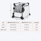 Trixie Black and Silver Transport Box Aluminium - Heads Up For Tails
