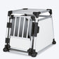 Trixie Black and Silver Transport Box Aluminium - Heads Up For Tails