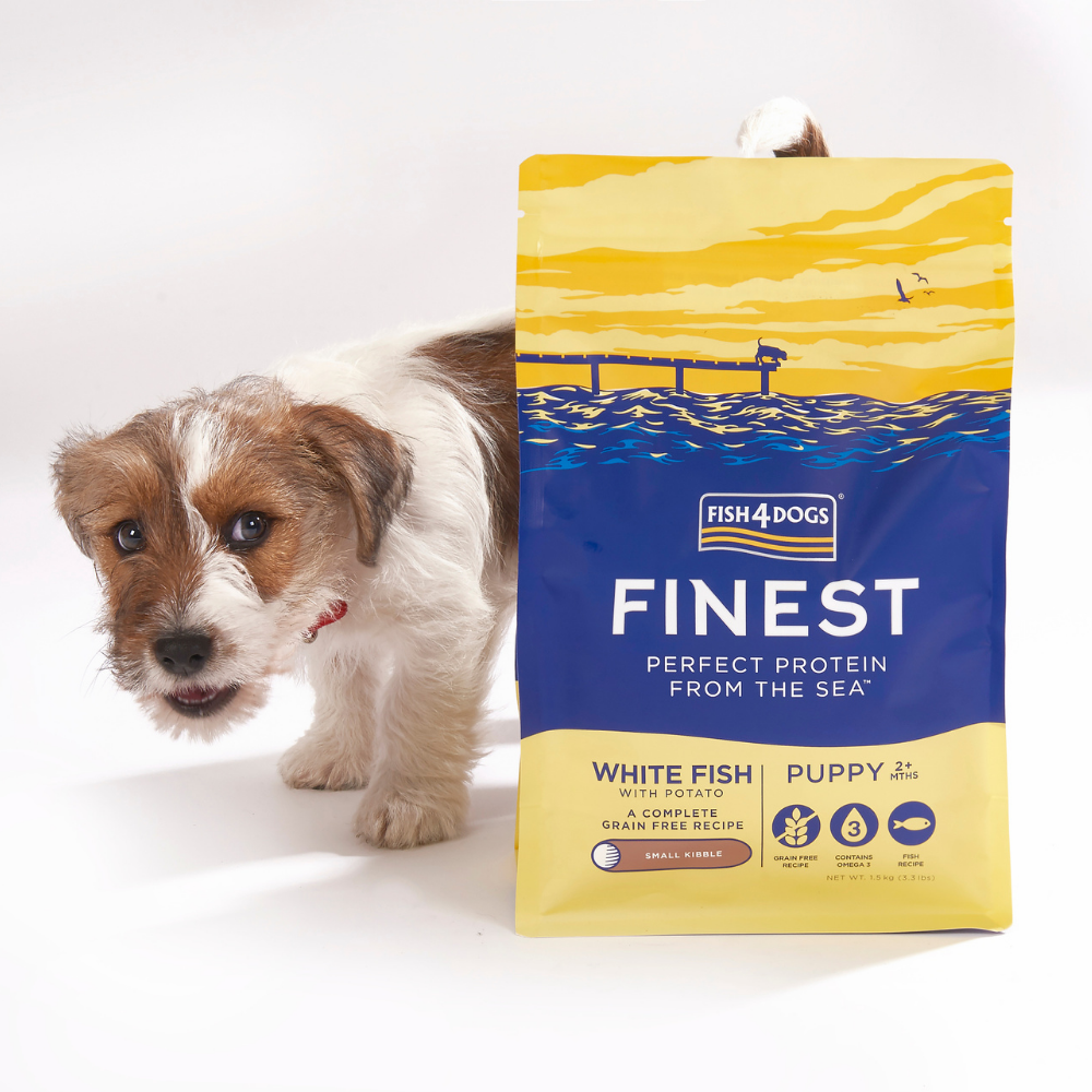 Fish4Dogs Finest Ocean White Fish Dry Puppy Food