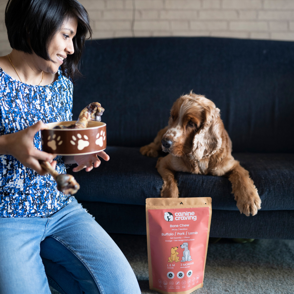 Canine Craving Dehydrated Pork Bones (Non Meaty) Dog Chew