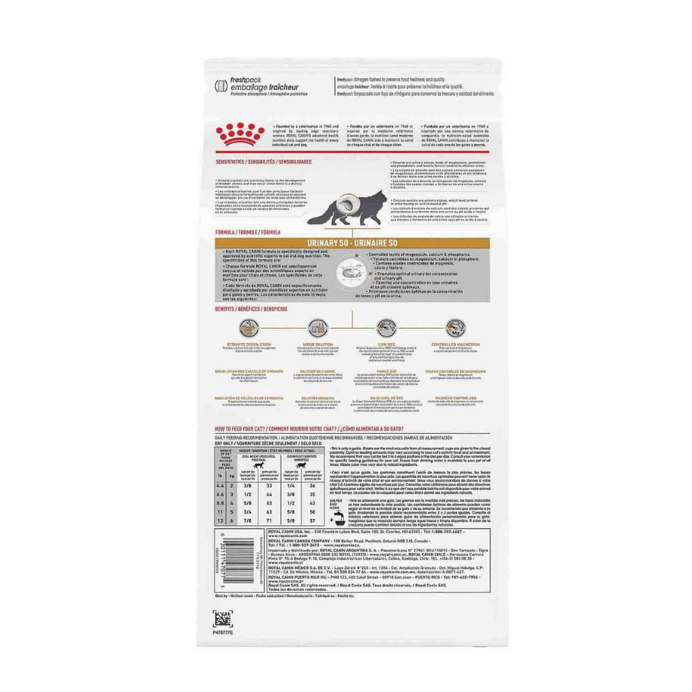 Royal Canin V Diet Urinary S/O Dry Cat Food - 1.5 kg - Heads Up For Tails