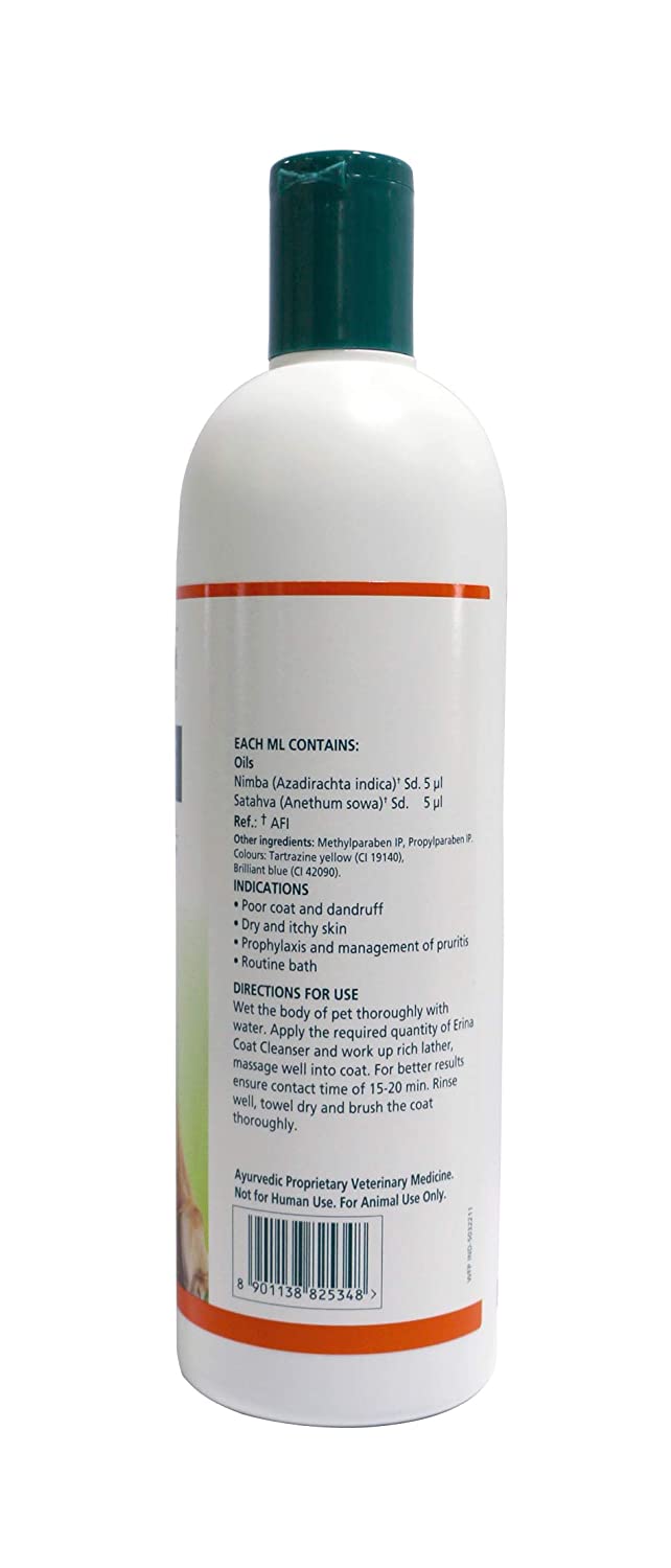 Himalaya Erina Coat Cleanser For Dogs - 200 ml - Heads Up For Tails