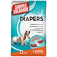 Bramton Simple Solution Disposable Diapers - Pack of 12 (In multiple sizes) - Heads Up For Tails