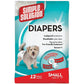 Bramton Simple Solution Disposable Diapers - Pack of 12 (In multiple sizes) - Heads Up For Tails