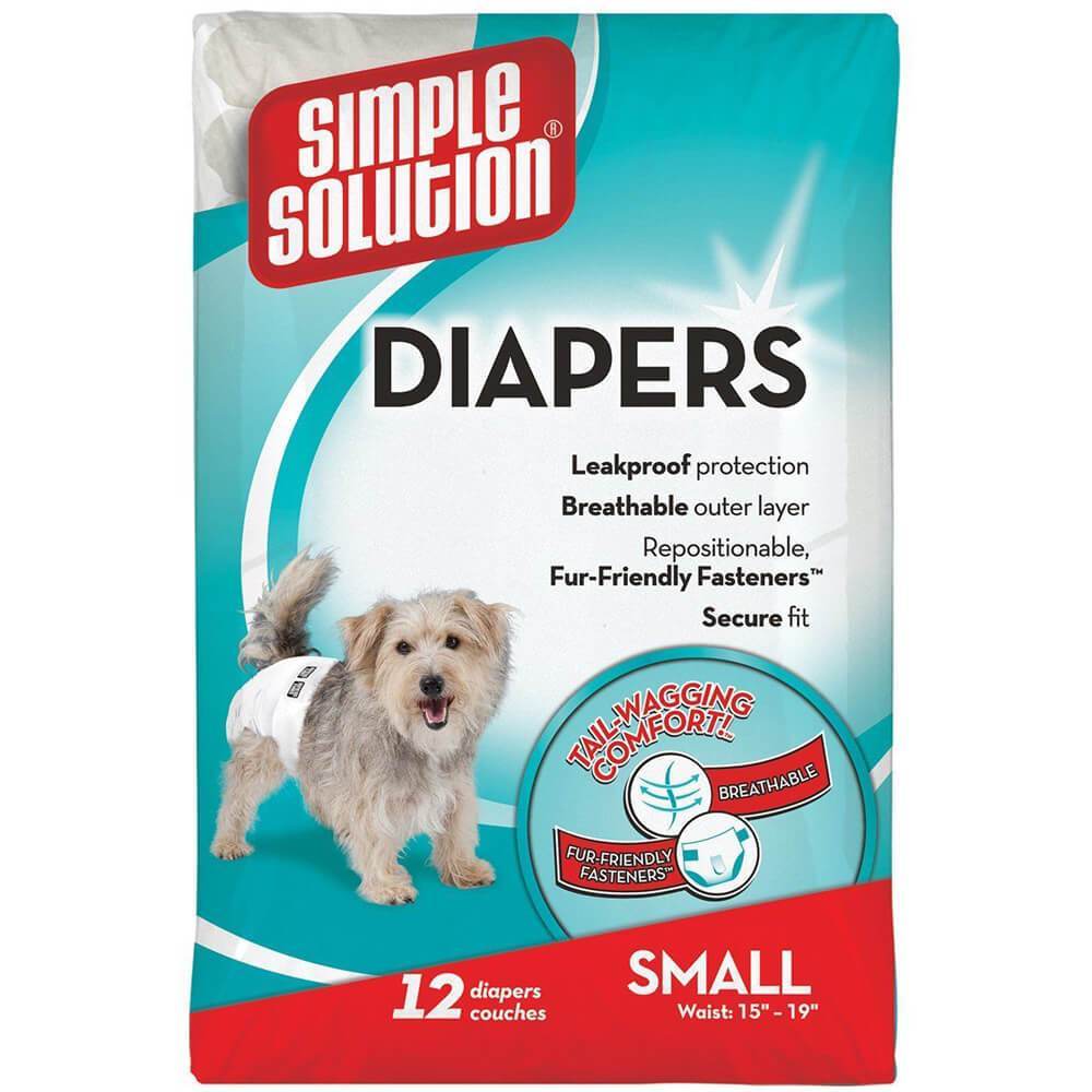 Bramton Simple Solution Disposable Diapers - Pack of 12 (In multiple sizes) - Heads Up For Tails