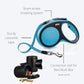 Flexi New Classic Retractable Dog Leash Tape 5m (Black ) - Heads Up For Tails