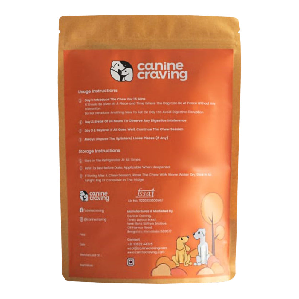 Canine Craving Dehydrated Lamb Trotter Dog Treat - 1 Piece - Heads Up For Tails