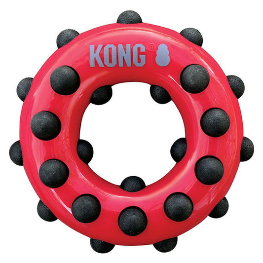 KONG Dotz Circle Dog Toy - Heads Up For Tails