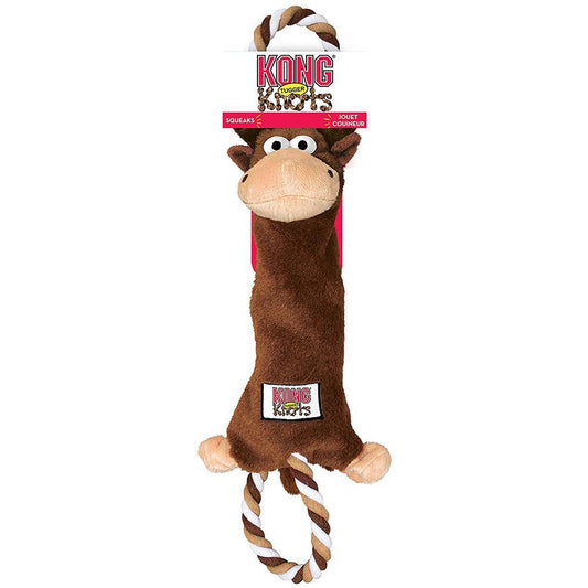 KONG Tugger Knots Moose Dog Toy - Heads Up For Tails