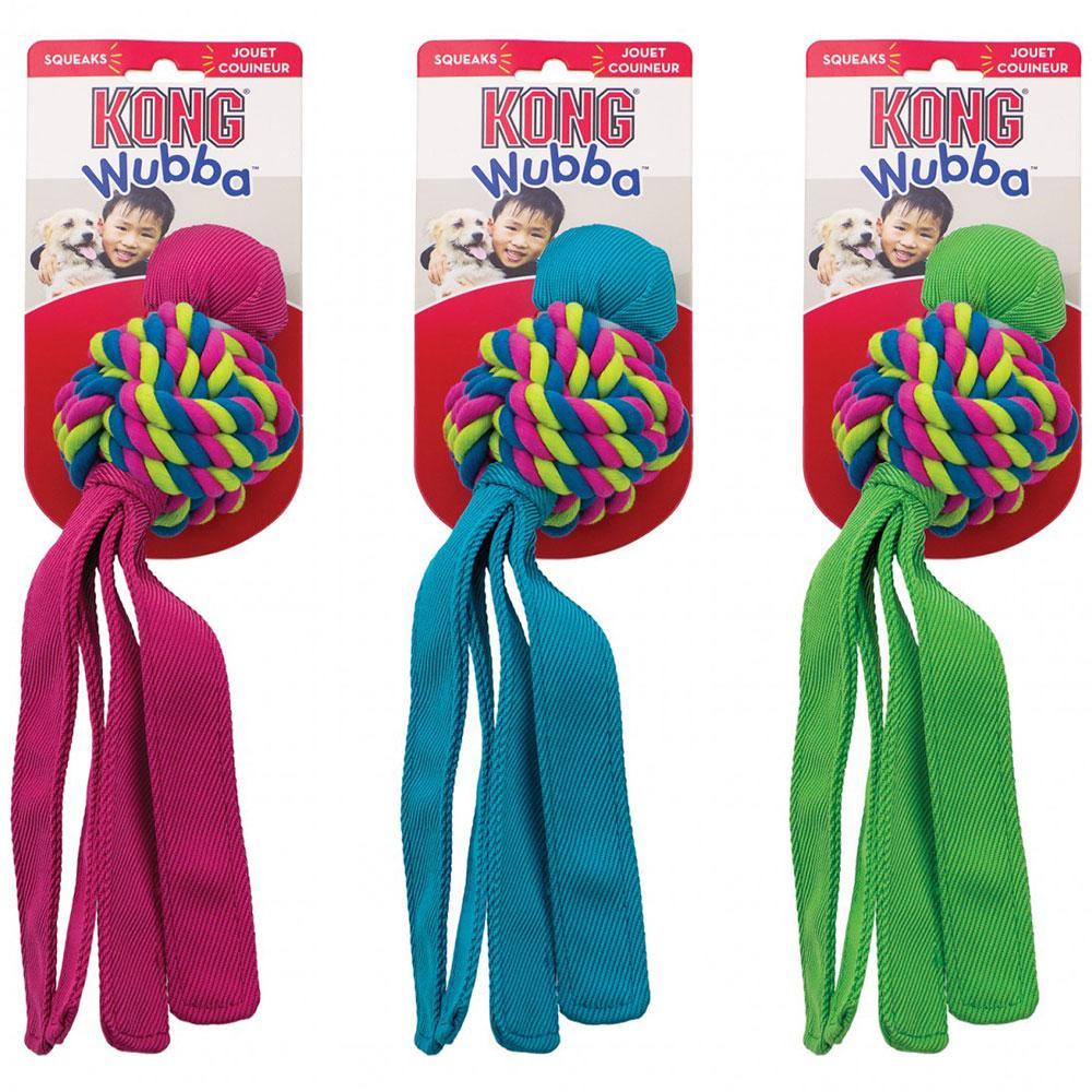 KONG Wubba Weaves Dog Toy - Heads Up For Tails