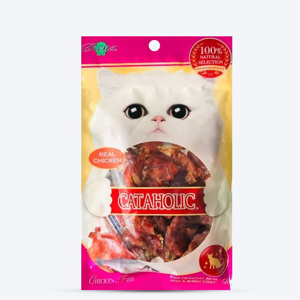 Cataholic Neko Cat Spiral Soft Chicken & Fish - 50 g - Heads Up For Tails
