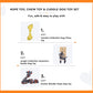 HUFT Rope Toy, Chew Toy and Cuddle Dog Toy (Set of 3) - Heads Up For Tails